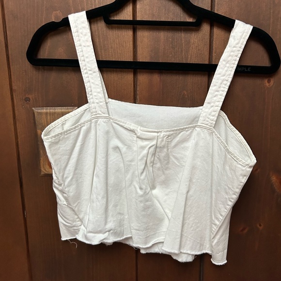 Hackwith Design House White Crop Top - Picture 4 of 4